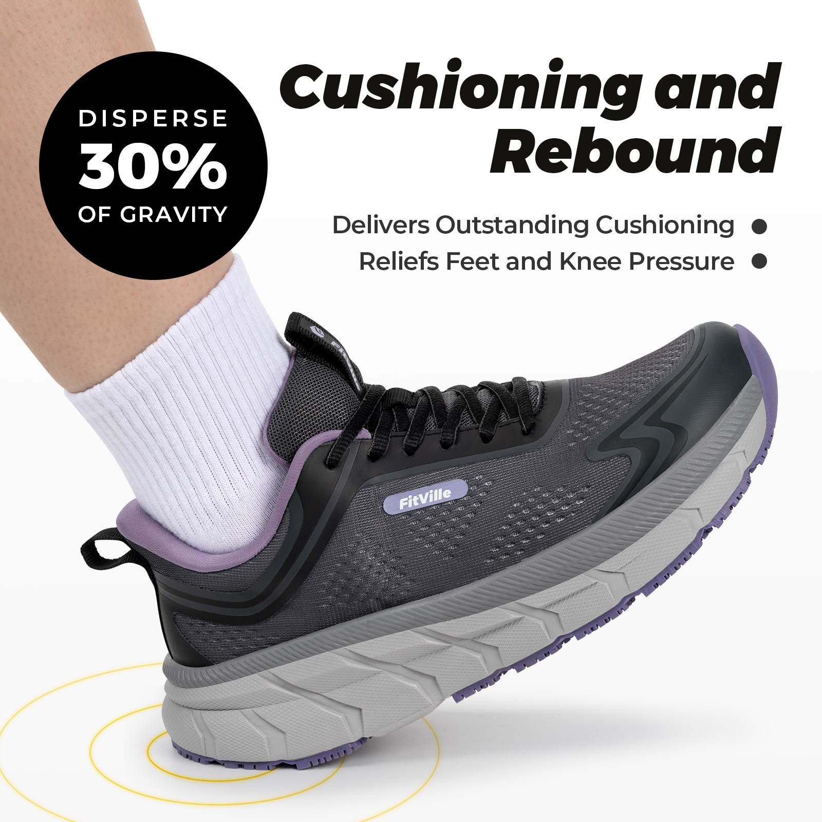 Fitville Women's Sports Shoes  - Wide Toe Box Running Sneakers recension och pris