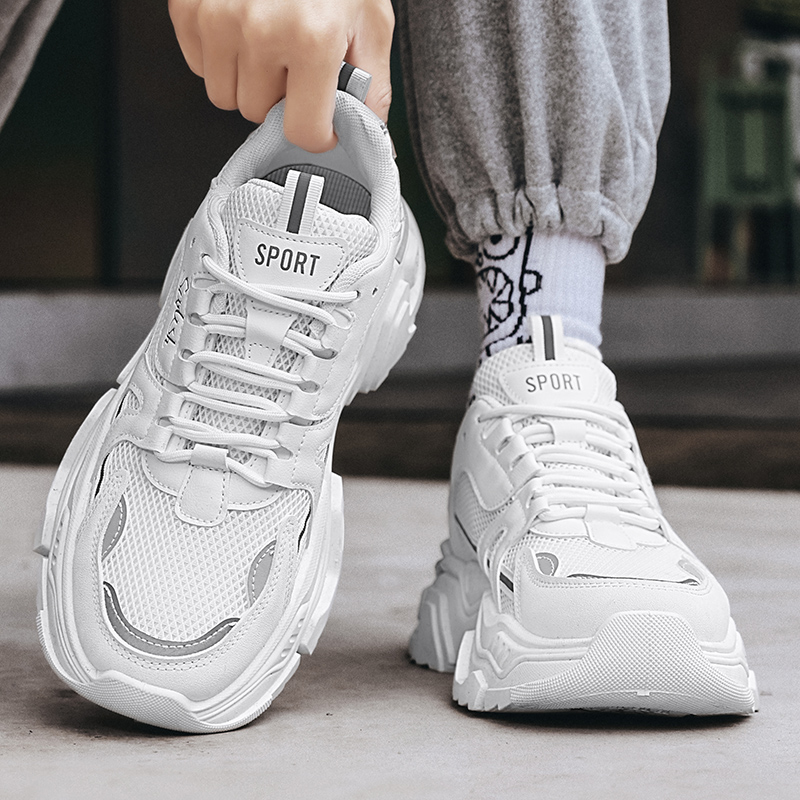 Student thick soled mesh breat - Breathable Mesh Athletic Shoes recension och pris